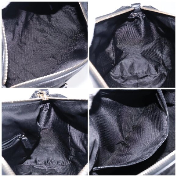 GUCCI GG Canvas Shoulder Bag Black Gold 000 0851 3754 Auth 132140 - Picture 14 of 15